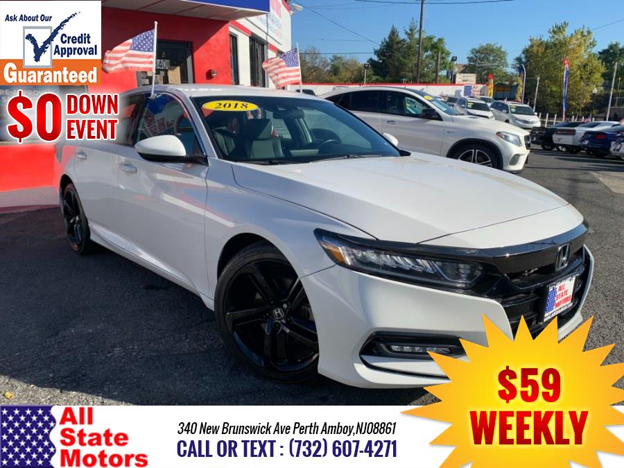 2018 Honda Accord Sedan Sport 1.5T CVT, available for sale in Perth Amboy, New Jersey | All State Motor Inc. Perth Amboy, New Jersey 2018 Honda Accord Sedan Sport 1.5T CVT, available for sale in Perth Amboy, New Jersey | All State Motor Inc. Perth Amboy, New Jersey