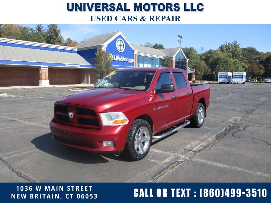 2012 Ram 1500 4WD Crew Cab 140.5" Express, available for sale in New Britain, Connecticut | Universal Motors LLC. New Britain, Connecticut