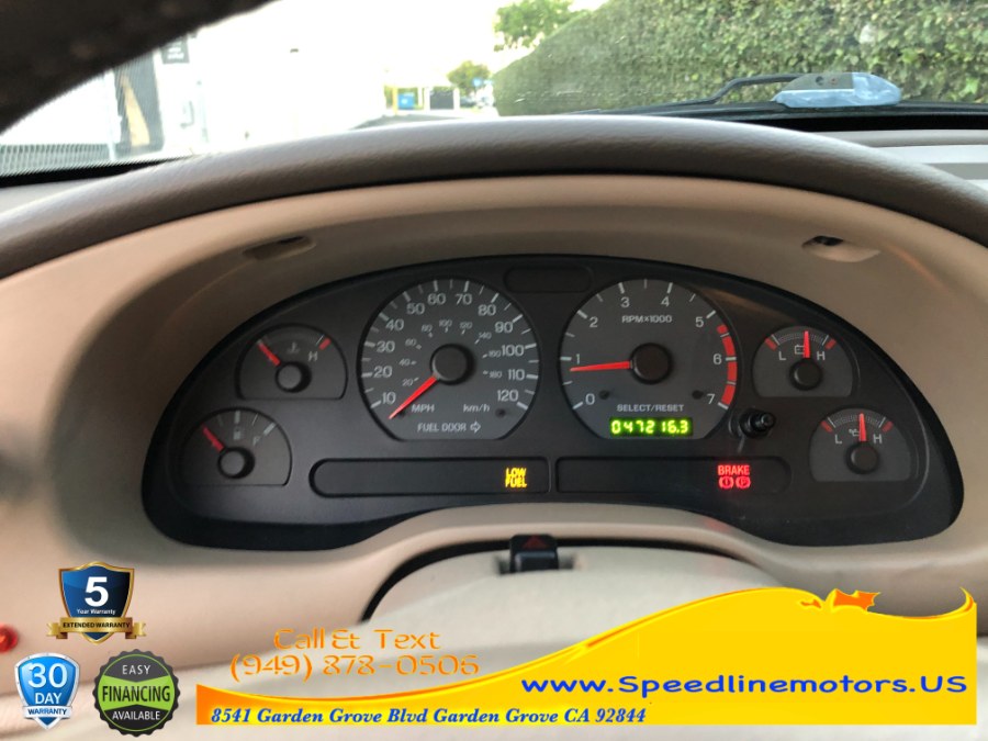 Used Ford Mustang 2dr Cpe Deluxe 2001 | Speedline Motors. Garden Grove, California Used Ford Mustang 2dr Cpe Deluxe 2001 | Speedline Motors. Garden Grove, California