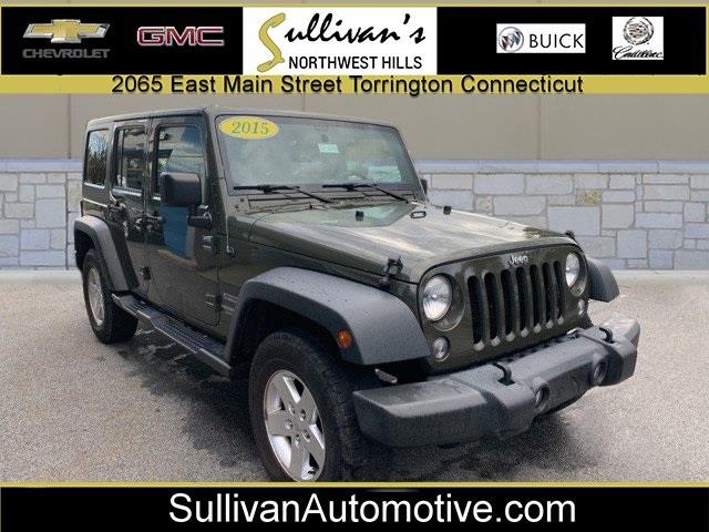 2015 Jeep Wrangler Unlimited Sport, available for sale in Avon, Connecticut | Sullivan Automotive Group. Avon, Connecticut