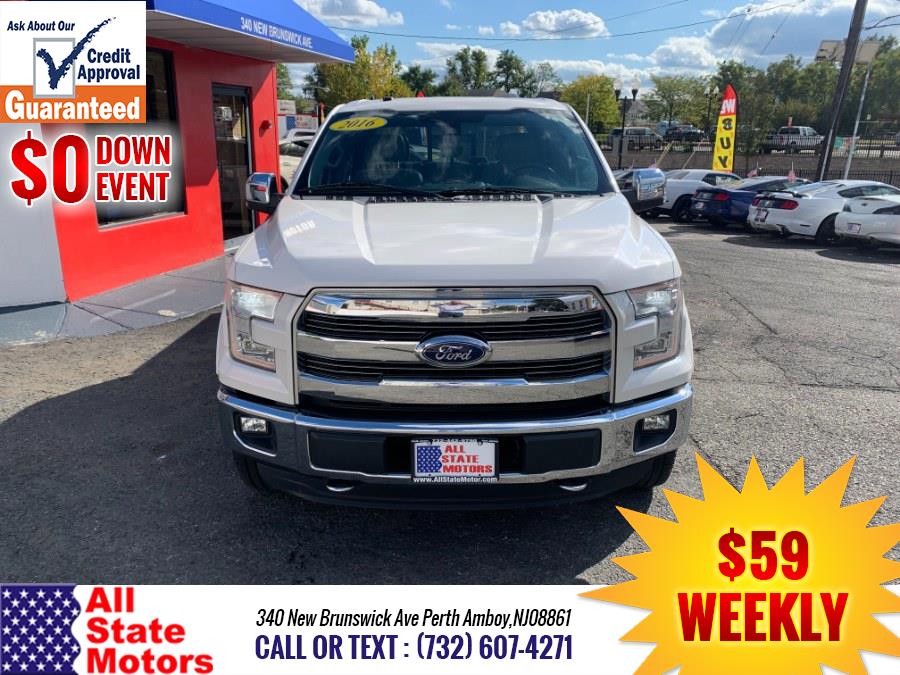 2016 Ford F-150 4WD SuperCrew 145" Lariat, available for sale in Perth Amboy, New Jersey | All State Motor Inc. Perth Amboy, New Jersey 2016 Ford F-150 4WD SuperCrew 145" Lariat, available for sale in Perth Amboy, New Jersey | All State Motor Inc. Perth Amboy, New Jersey