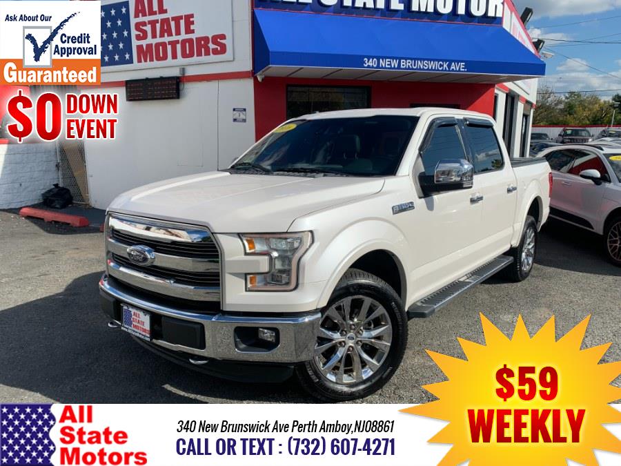 2016 Ford F-150 4WD SuperCrew 145" Lariat, available for sale in Perth Amboy, New Jersey | All State Motor Inc. Perth Amboy, New Jersey
