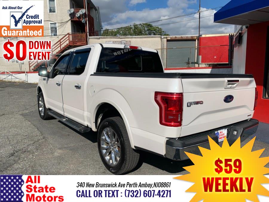 2016 Ford F-150 4WD SuperCrew 145" Lariat, available for sale in Perth Amboy, New Jersey | All State Motor Inc. Perth Amboy, New Jersey 2016 Ford F-150 4WD SuperCrew 145" Lariat, available for sale in Perth Amboy, New Jersey | All State Motor Inc. Perth Amboy, New Jersey