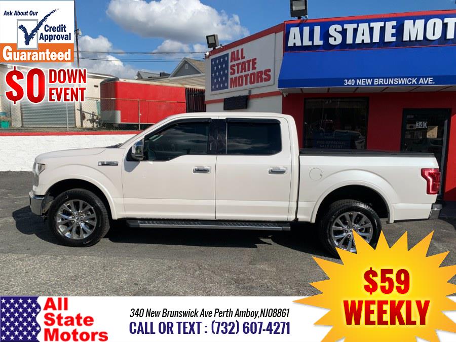 2016 Ford F-150 4WD SuperCrew 145" Lariat, available for sale in Perth Amboy, New Jersey | All State Motor Inc. Perth Amboy, New Jersey 2016 Ford F-150 4WD SuperCrew 145" Lariat, available for sale in Perth Amboy, New Jersey | All State Motor Inc. Perth Amboy, New Jersey