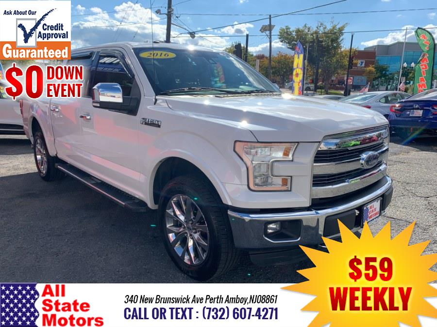 2016 Ford F-150 4WD SuperCrew 145" Lariat, available for sale in Perth Amboy, New Jersey | All State Motor Inc. Perth Amboy, New Jersey 2016 Ford F-150 4WD SuperCrew 145" Lariat, available for sale in Perth Amboy, New Jersey | All State Motor Inc. Perth Amboy, New Jersey