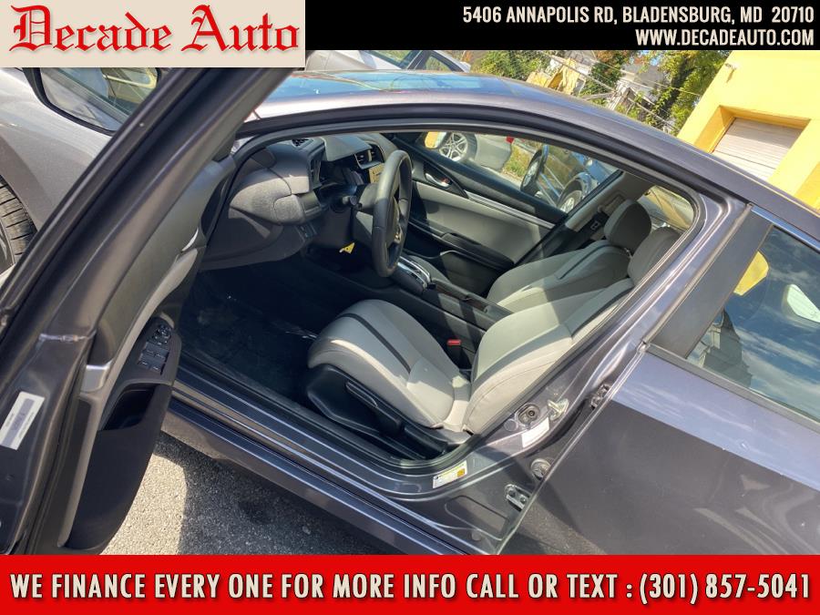 Used Honda Civic Sedan LX CVT 2017 | Decade Auto. Bladensburg, Maryland Used Honda Civic Sedan LX CVT 2017 | Decade Auto. Bladensburg, Maryland