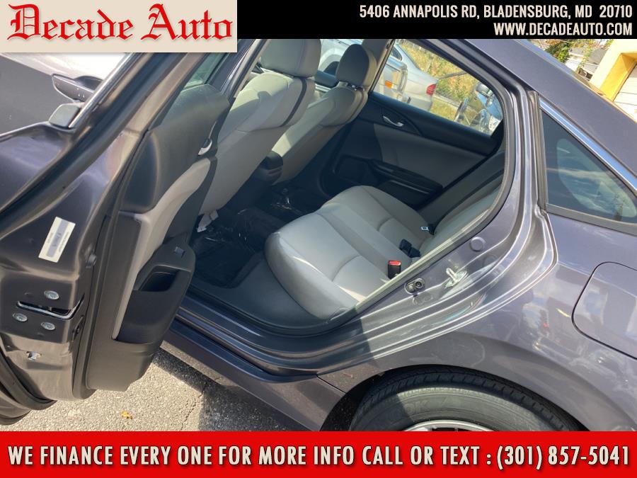 Used Honda Civic Sedan LX CVT 2017 | Decade Auto. Bladensburg, Maryland Used Honda Civic Sedan LX CVT 2017 | Decade Auto. Bladensburg, Maryland