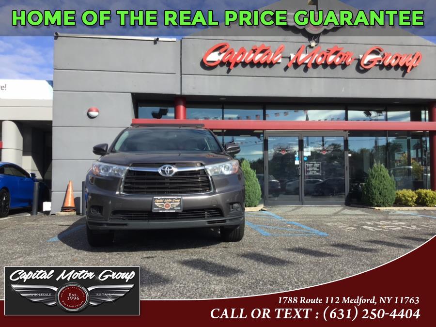 Used Toyota Highlander AWD 4dr V6 LE Plus (Natl) 2015 | Capital Motor Group Inc. Medford, New York Used Toyota Highlander AWD 4dr V6 LE Plus (Natl) 2015 | Capital Motor Group Inc. Medford, New York