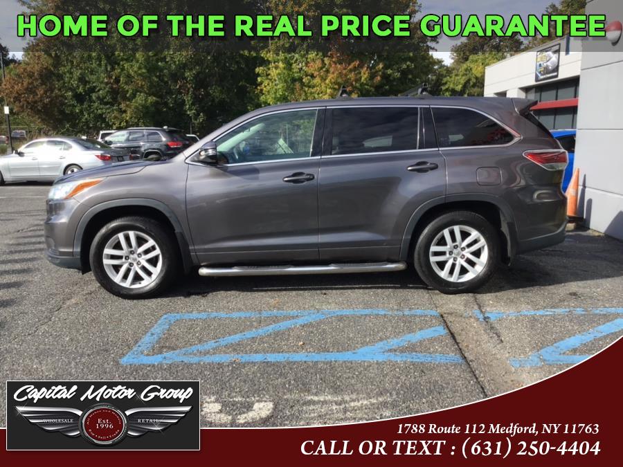 Used Toyota Highlander AWD 4dr V6 LE Plus (Natl) 2015 | Capital Motor Group Inc. Medford, New York Used Toyota Highlander AWD 4dr V6 LE Plus (Natl) 2015 | Capital Motor Group Inc. Medford, New York