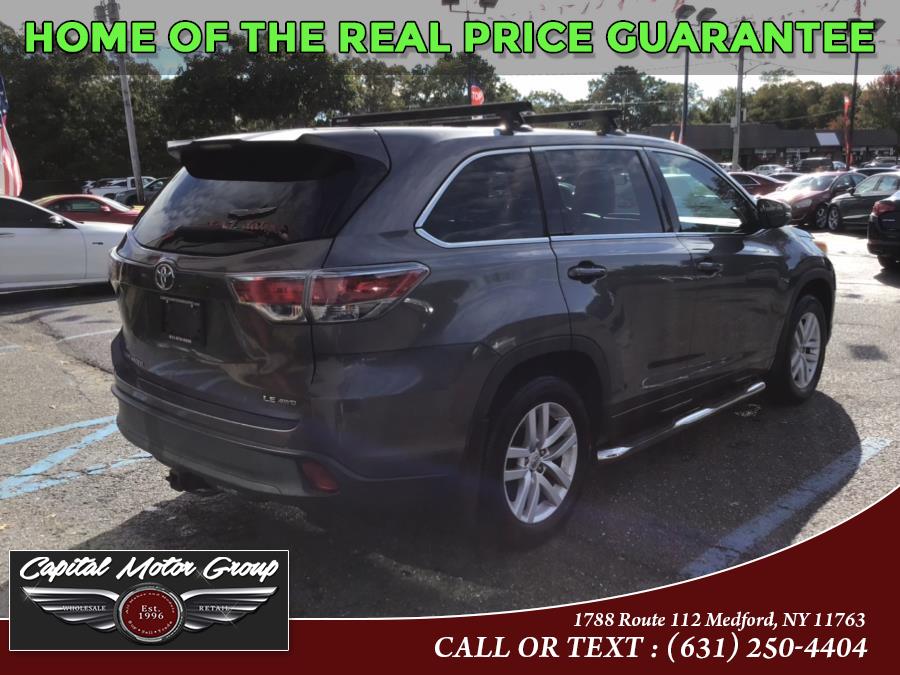 Used Toyota Highlander AWD 4dr V6 LE Plus (Natl) 2015 | Capital Motor Group Inc. Medford, New York Used Toyota Highlander AWD 4dr V6 LE Plus (Natl) 2015 | Capital Motor Group Inc. Medford, New York