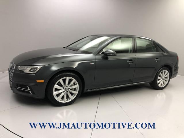 2018 Audi A4 2.0 TFSI Premium S Tronic quattro A, available for sale in Naugatuck, Connecticut | J&M Automotive Sls&Svc LLC. Naugatuck, Connecticut