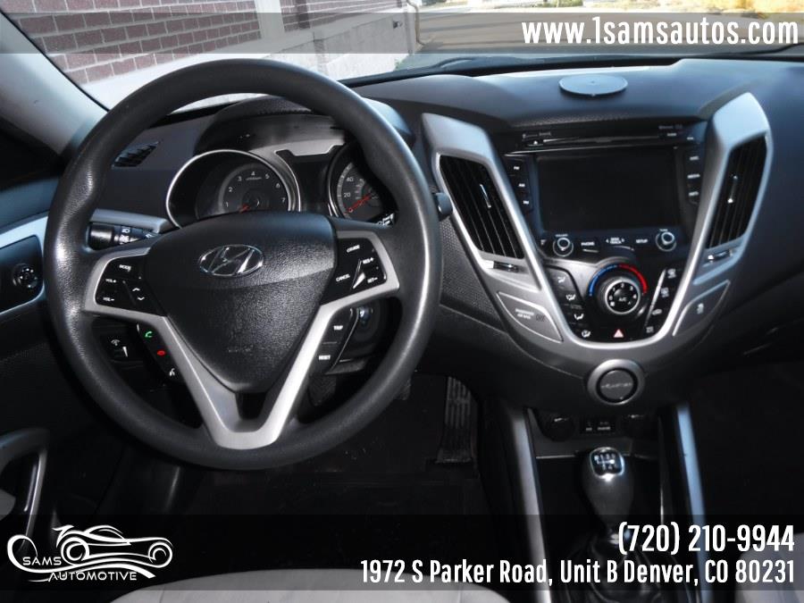 2014 Hyundai Veloster 3dr Cpe Man w/Gray Int, available for sale in Denver, Colorado | Sam's Automotive. Denver, Colorado 2014 Hyundai Veloster 3dr Cpe Man w/Gray Int, available for sale in Denver, Colorado | Sam's Automotive. Denver, Colorado