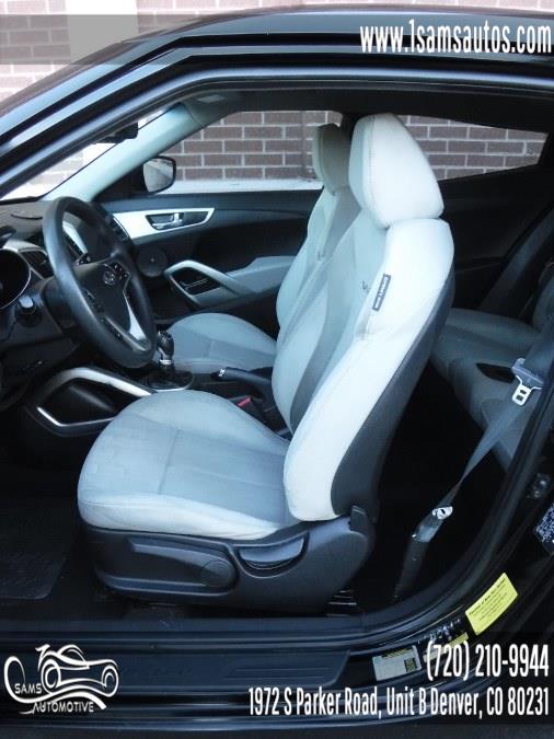 2014 Hyundai Veloster 3dr Cpe Man w/Gray Int, available for sale in Denver, Colorado | Sam's Automotive. Denver, Colorado 2014 Hyundai Veloster 3dr Cpe Man w/Gray Int, available for sale in Denver, Colorado | Sam's Automotive. Denver, Colorado