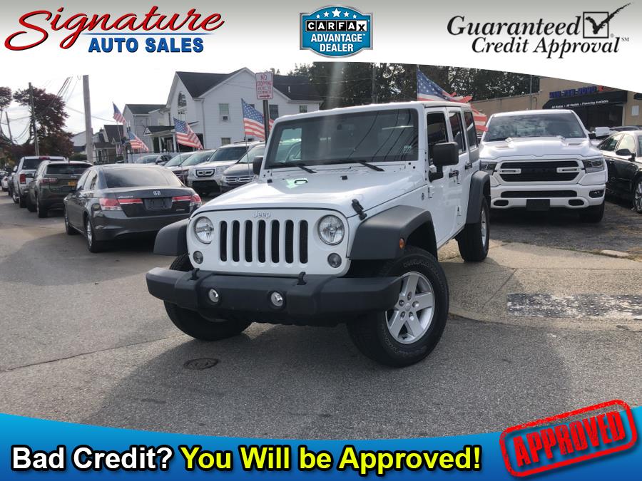2018 Jeep Wrangler JK Unlimited Sport S 4x4, available for sale in Franklin Square, NY