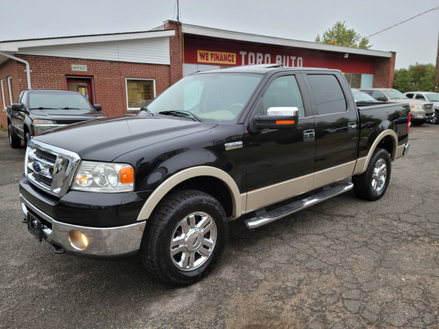 2008 Ford F-150 Super Crew 4WD Sunroof XLT 5.4 V8 Triton, available for sale in East Windsor, Connecticut | Toro Auto. East Windsor, Connecticut