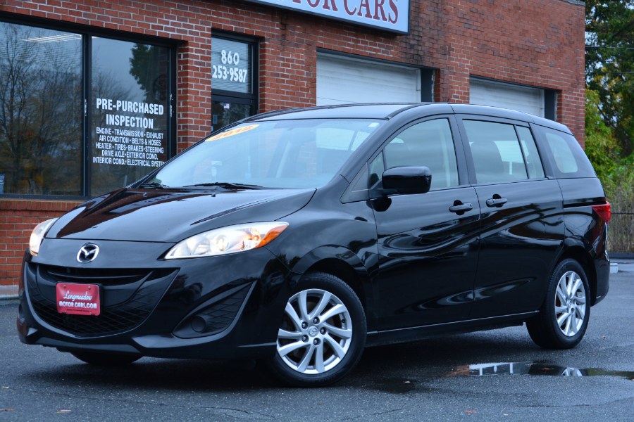 2012 Mazda Mazda5 4dr Wgn Auto Sport, available for sale in ENFIELD, Connecticut | Longmeadow Motor Cars. ENFIELD, Connecticut