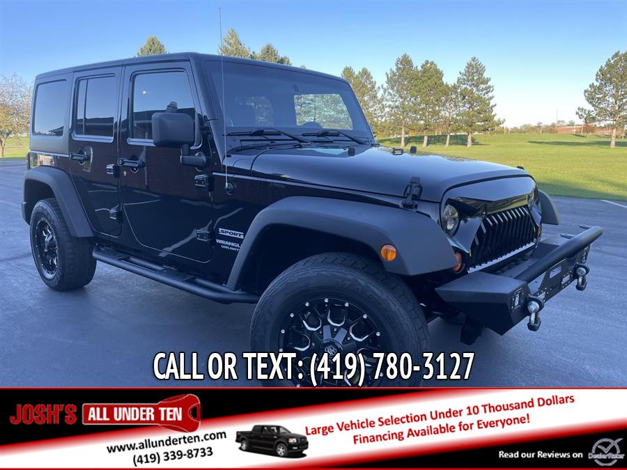 2013 Jeep Wrangler Unlimited 4WD 4dr Sport, available for sale in Elida, Ohio | Josh's All Under Ten LLC. Elida, Ohio