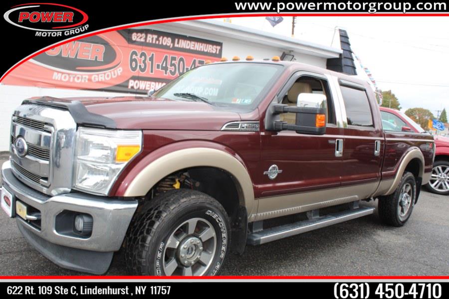 2011 Ford Super Duty F-250 SRW 4WD Crew Cab 156" Lariat, available for sale in Lindenhurst, New York | Power Motor Group. Lindenhurst, New York