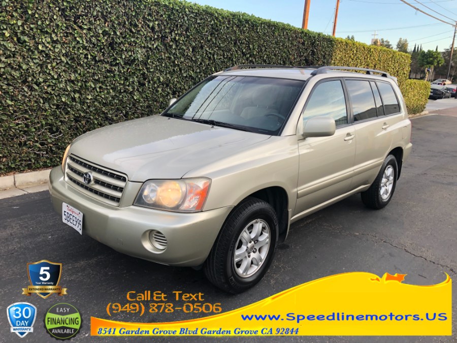 Used Toyota Highlander 4dr V6 (Natl) 2003 | Speedline Motors. Garden Grove, California Used Toyota Highlander 4dr V6 (Natl) 2003 | Speedline Motors. Garden Grove, California