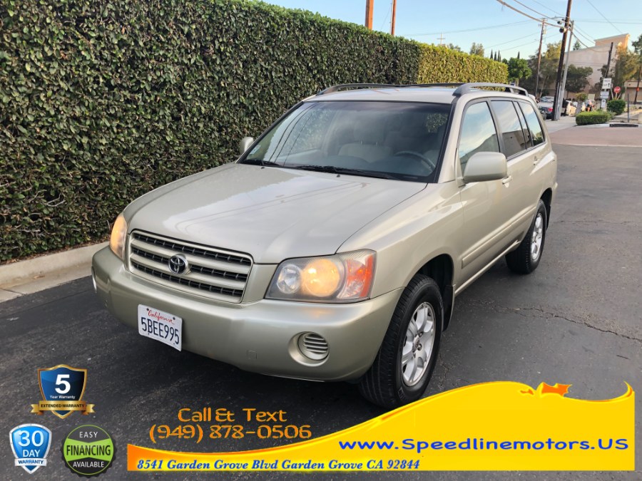 Used Toyota Highlander 4dr V6 (Natl) 2003 | Speedline Motors. Garden Grove, California Used Toyota Highlander 4dr V6 (Natl) 2003 | Speedline Motors. Garden Grove, California