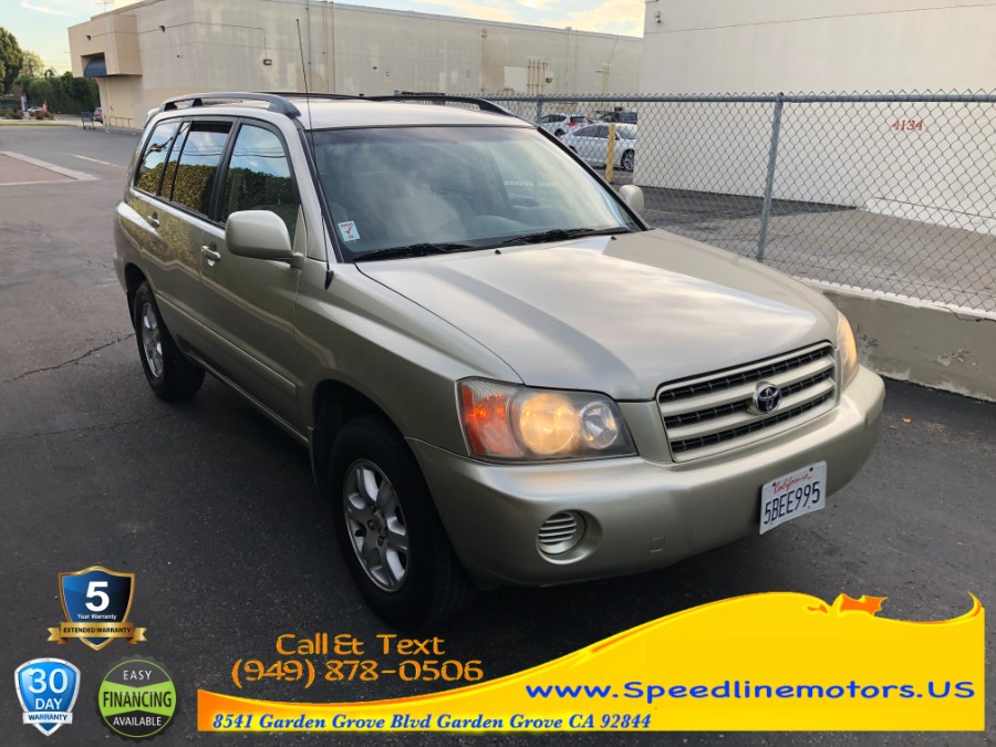 Used Toyota Highlander 4dr V6 (Natl) 2003 | Speedline Motors. Garden Grove, California Used Toyota Highlander 4dr V6 (Natl) 2003 | Speedline Motors. Garden Grove, California