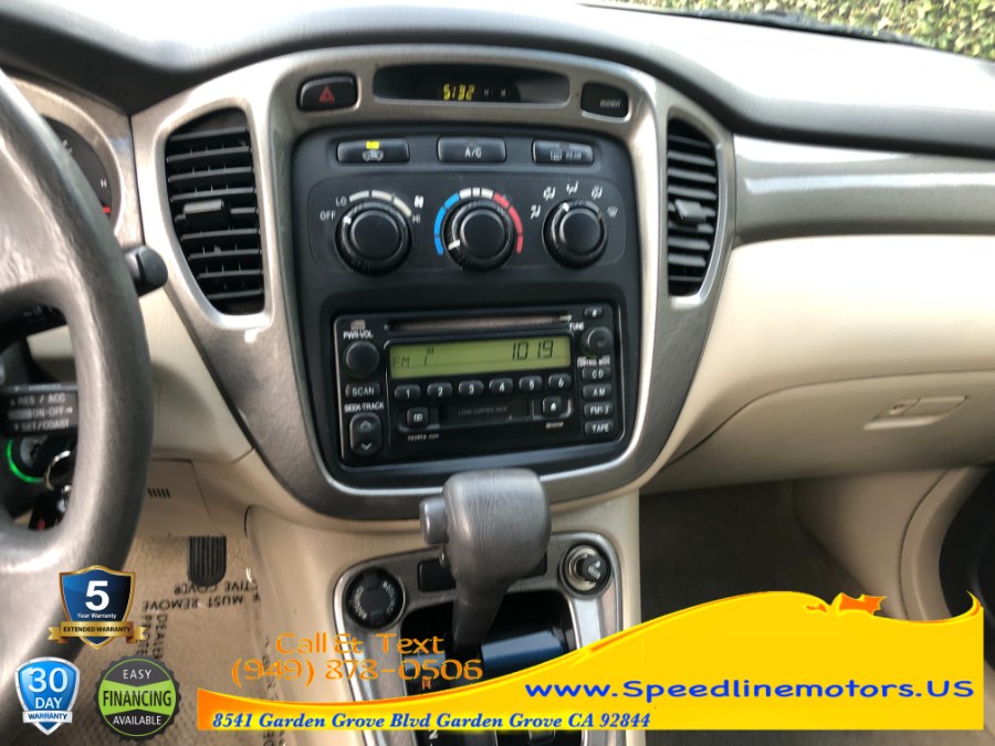 Used Toyota Highlander 4dr V6 (Natl) 2003 | Speedline Motors. Garden Grove, California Used Toyota Highlander 4dr V6 (Natl) 2003 | Speedline Motors. Garden Grove, California