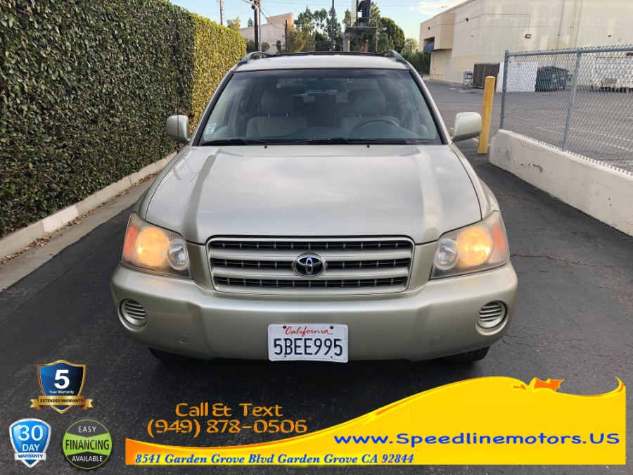 Used Toyota Highlander 4dr V6 (Natl) 2003 | Speedline Motors. Garden Grove, California Used Toyota Highlander 4dr V6 (Natl) 2003 | Speedline Motors. Garden Grove, California