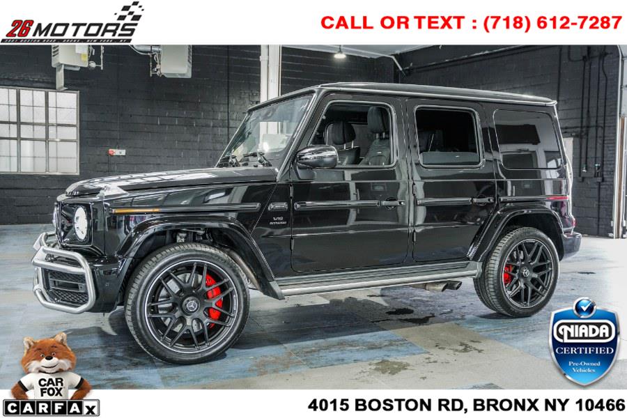Used Mercedes-Benz G-Class AMG G 63 4MATIC SUV 2019 | 26 Motors Corp. Bronx, New York Used Mercedes-Benz G-Class AMG G 63 4MATIC SUV 2019 | 26 Motors Corp. Bronx, New York