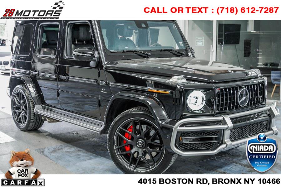 Used Mercedes-Benz G-Class AMG G 63 4MATIC SUV 2019 | 26 Motors Corp. Bronx, New York Used Mercedes-Benz G-Class AMG G 63 4MATIC SUV 2019 | 26 Motors Corp. Bronx, New York
