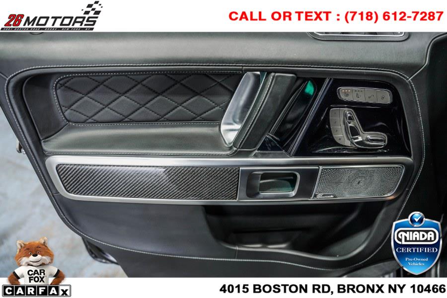 Used Mercedes-Benz G-Class AMG G 63 4MATIC SUV 2019 | 26 Motors Corp. Bronx, New York Used Mercedes-Benz G-Class AMG G 63 4MATIC SUV 2019 | 26 Motors Corp. Bronx, New York