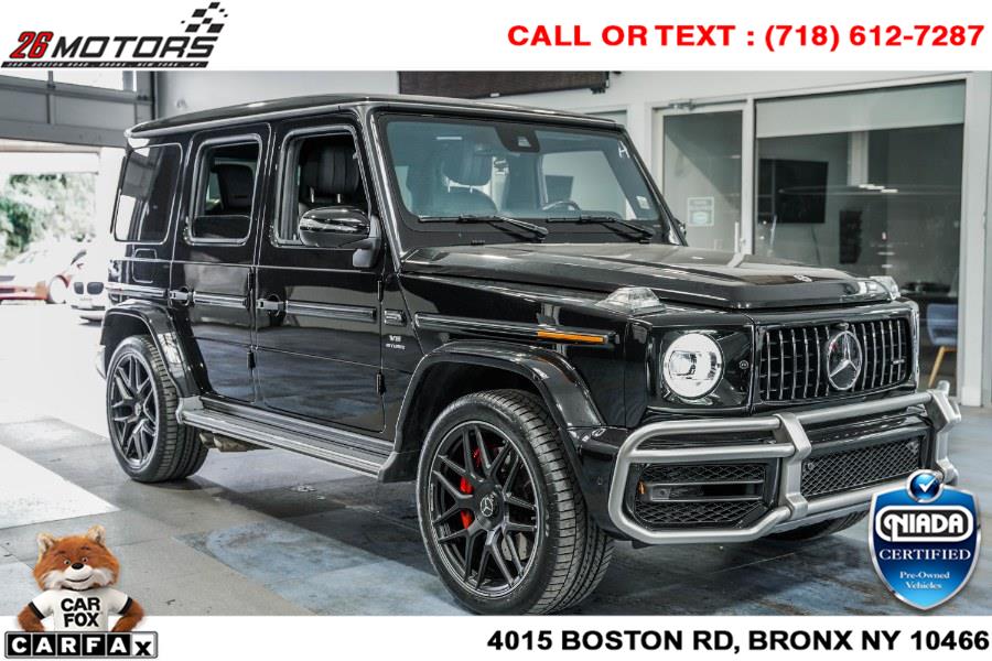 Used Mercedes-Benz G-Class AMG G 63 4MATIC SUV 2019 | 26 Motors Corp. Bronx, New York Used Mercedes-Benz G-Class AMG G 63 4MATIC SUV 2019 | 26 Motors Corp. Bronx, New York