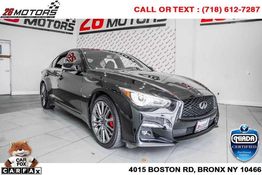 Used INFINITI Q50 RED SPORT 400 AWD 2018 | 26 Motors Corp. Bronx, New York Used INFINITI Q50 RED SPORT 400 AWD 2018 | 26 Motors Corp. Bronx, New York