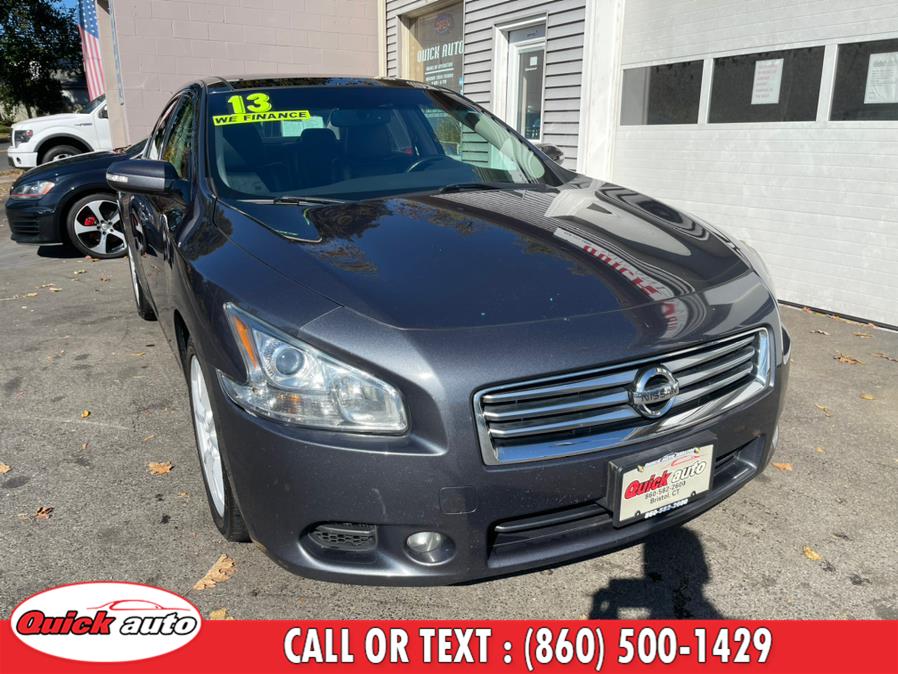 2013 Nissan Maxima 4dr Sdn 3.5 SV w/Premium Pkg, available for sale in Bristol, Connecticut | Quick Auto LLC. Bristol, Connecticut