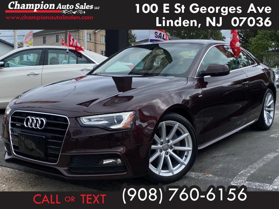 2015 Audi A5 2dr Cpe Auto quattro 2.0T Premium Plus, available for sale in Linden, New Jersey | Champion Used Auto Sales. Linden, New Jersey
