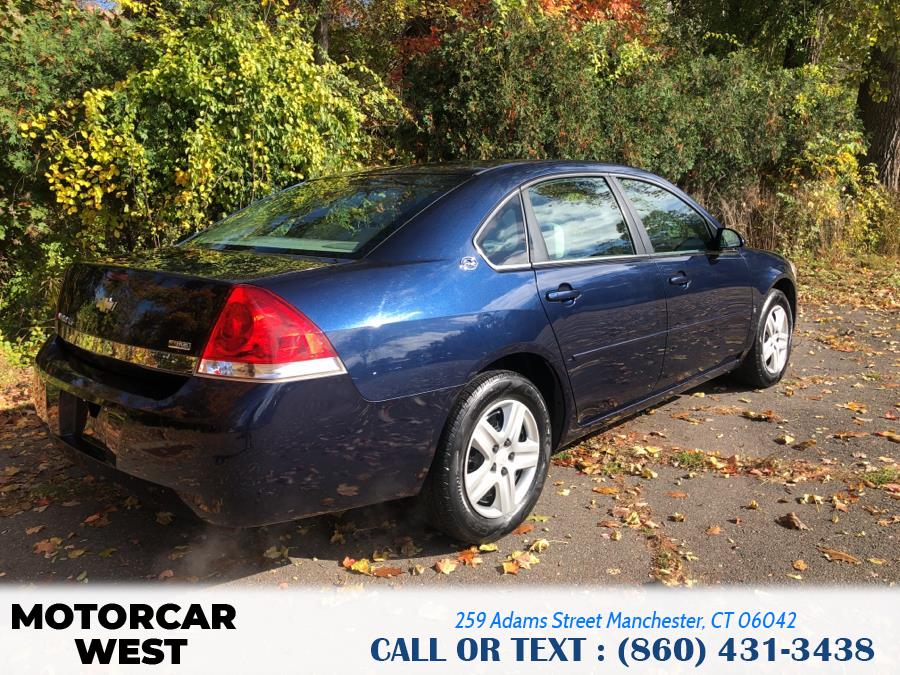 Used Chevrolet Impala 4dr Sdn LS 2007 | Motorcar West. Manchester, Connecticut Used Chevrolet Impala 4dr Sdn LS 2007 | Motorcar West. Manchester, Connecticut