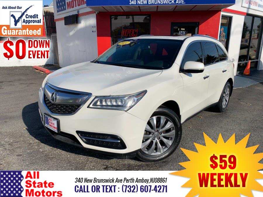 2014 Acura MDX SH-AWD 4dr Tech Pkg, available for sale in Perth Amboy, New Jersey | All State Motor Inc. Perth Amboy, New Jersey