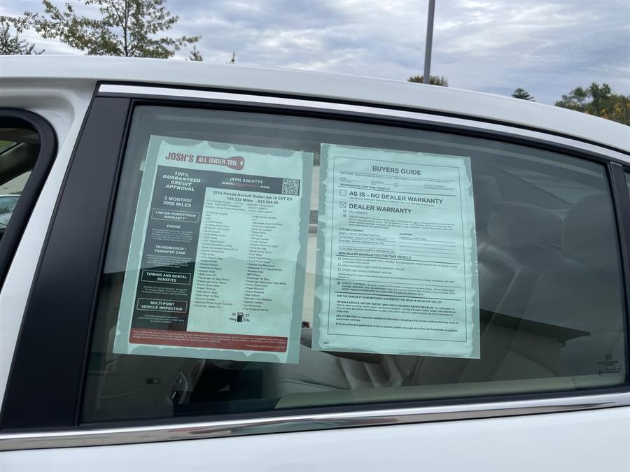 Used Honda Accord Sedan 4dr I4 CVT EX 2015 | Josh's All Under Ten LLC. Elida, Ohio Used Honda Accord Sedan 4dr I4 CVT EX 2015 | Josh's All Under Ten LLC. Elida, Ohio