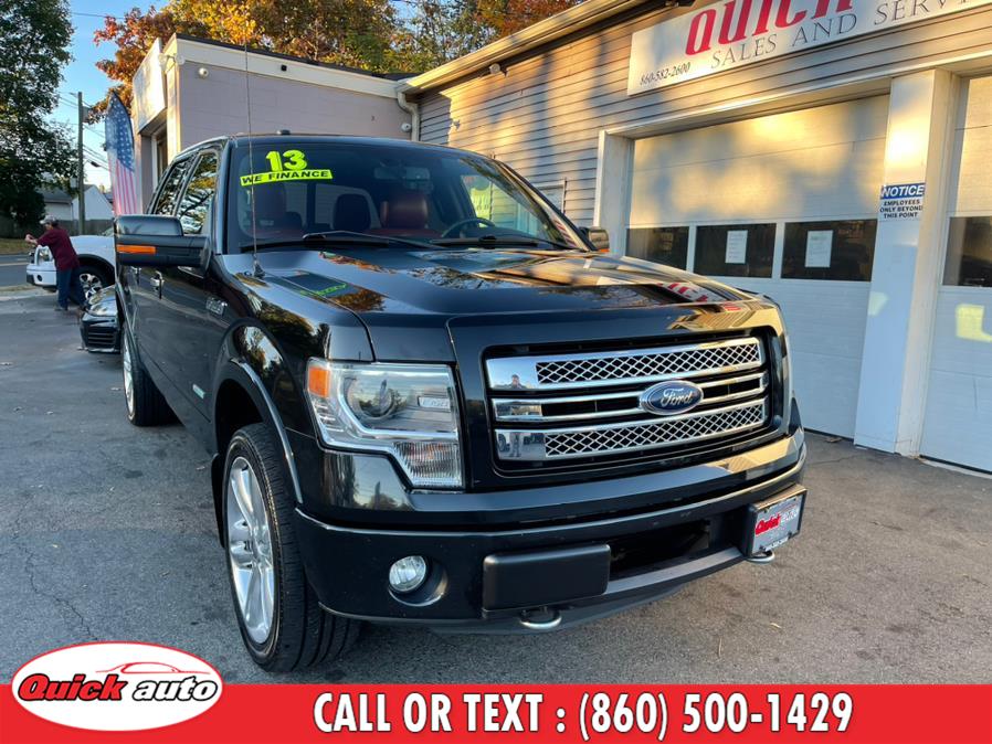 Used Ford F-150 4WD SuperCrew 145" Limited 2013 | Quick Auto LLC. Bristol, Connecticut