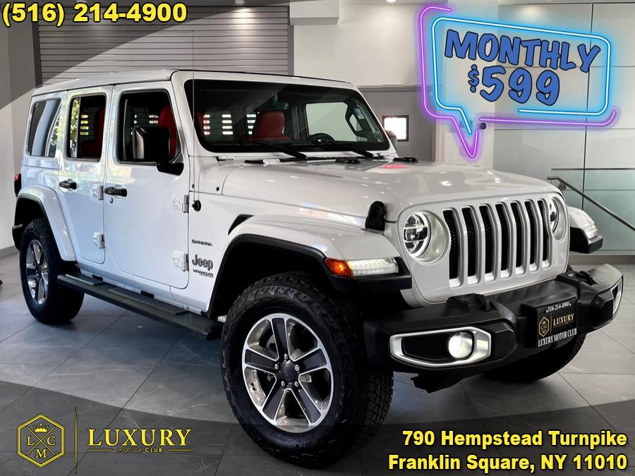 2019 Jeep Wrangler Unlimited Sahara 4x4, available for sale in Franklin Square, New York | Luxury Motor Club. Franklin Square, New York
