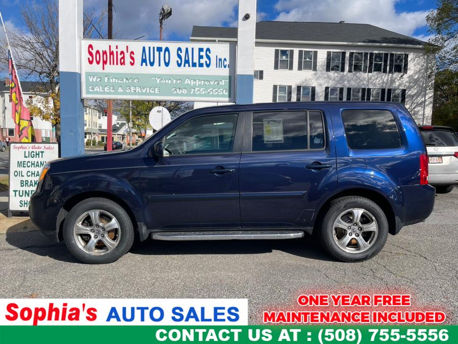 2013 Honda Pilot 4WD 4dr EX, available for sale in Worcester, Massachusetts | Sophia's Auto Sales Inc. Worcester, Massachusetts