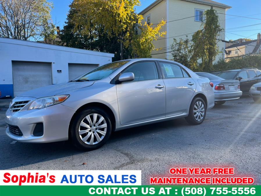 2013 Toyota Corolla 4dr Sdn Auto LE, available for sale in Worcester, Massachusetts | Sophia's Auto Sales Inc. Worcester, Massachusetts