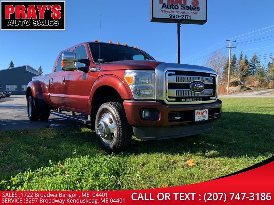 2015 Ford Super Duty F-350 DRW 4WD Crew Cab 172" Platinum, available for sale in Bangor , Maine | Pray's Auto Sales . Bangor , Maine