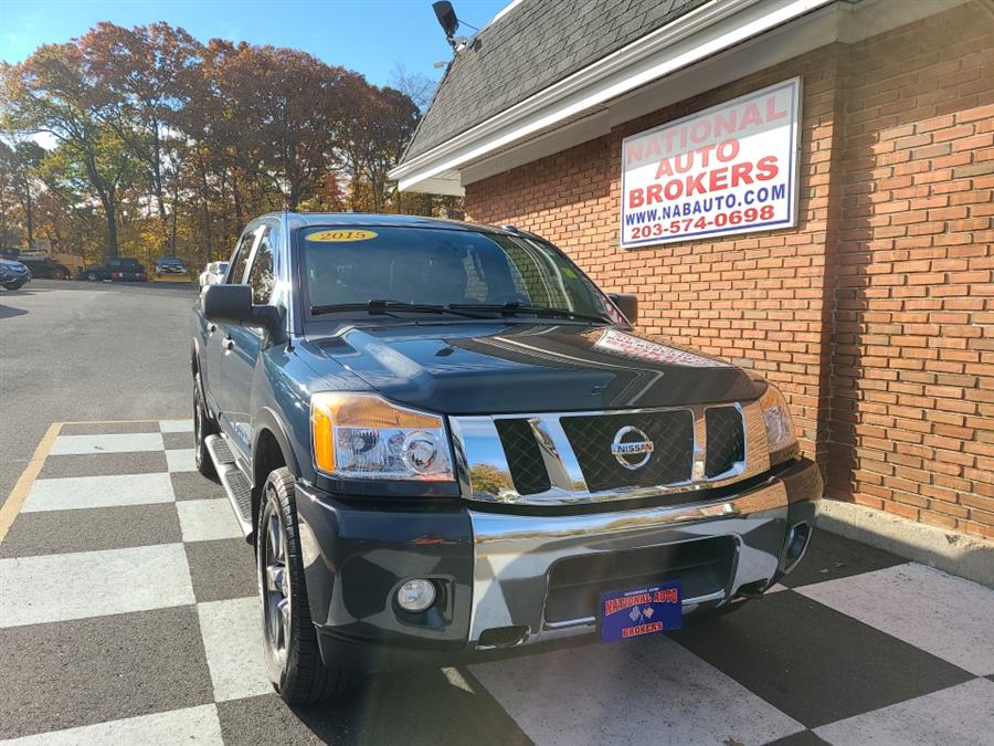 2015 Nissan Titan 4WD Crew Cab PRO-4X, available for sale in Waterbury, Connecticut | National Auto Brokers, Inc.. Waterbury, Connecticut
