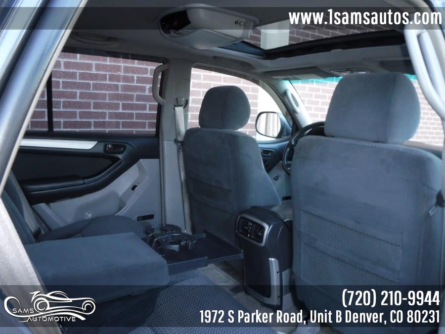 2003 Toyota 4Runner 4dr SR5 Sport V6 Auto 4WD, available for sale in Denver, Colorado | Sam's Automotive. Denver, Colorado 2003 Toyota 4Runner 4dr SR5 Sport V6 Auto 4WD, available for sale in Denver, Colorado | Sam's Automotive. Denver, Colorado