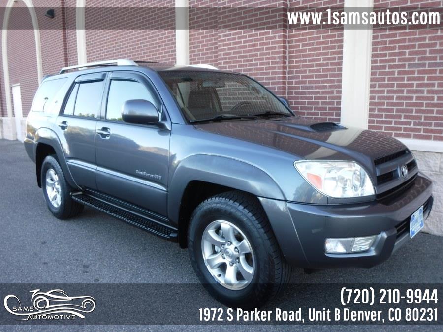 2003 Toyota 4Runner 4dr SR5 Sport V6 Auto 4WD, available for sale in Denver, Colorado | Sam's Automotive. Denver, Colorado 2003 Toyota 4Runner 4dr SR5 Sport V6 Auto 4WD, available for sale in Denver, Colorado | Sam's Automotive. Denver, Colorado