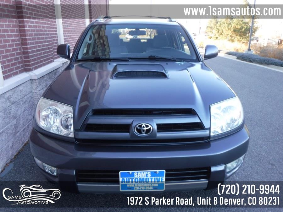 2003 Toyota 4Runner 4dr SR5 Sport V6 Auto 4WD, available for sale in Denver, Colorado | Sam's Automotive. Denver, Colorado 2003 Toyota 4Runner 4dr SR5 Sport V6 Auto 4WD, available for sale in Denver, Colorado | Sam's Automotive. Denver, Colorado
