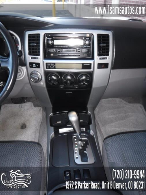 2003 Toyota 4Runner 4dr SR5 Sport V6 Auto 4WD, available for sale in Denver, Colorado | Sam's Automotive. Denver, Colorado 2003 Toyota 4Runner 4dr SR5 Sport V6 Auto 4WD, available for sale in Denver, Colorado | Sam's Automotive. Denver, Colorado