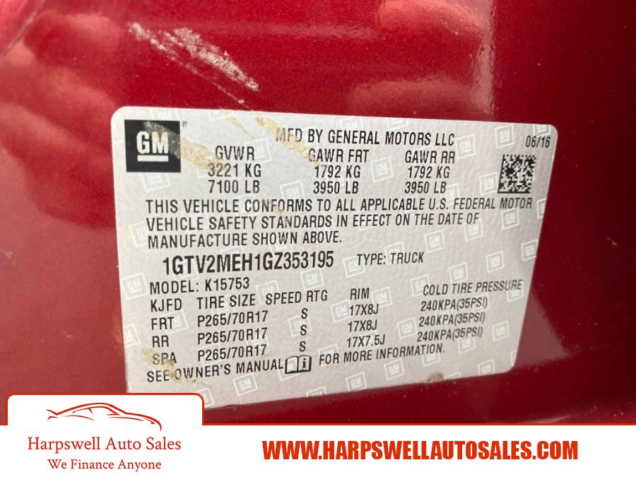 Used GMC Sierra 1500 4WD Double Cab 143.5" SLE 2016 | Harpswell Auto Sales Inc. Harpswell, Maine Used GMC Sierra 1500 4WD Double Cab 143.5" SLE 2016 | Harpswell Auto Sales Inc. Harpswell, Maine