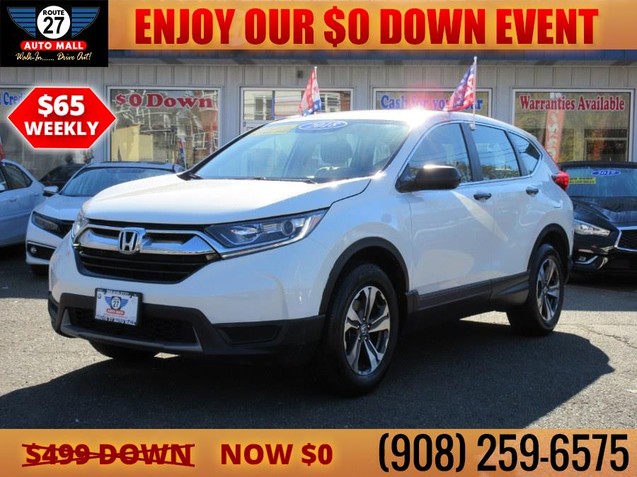 2018 Honda CR-V LX AWD, available for sale in Linden, New Jersey | Route 27 Auto Mall. Linden, New Jersey