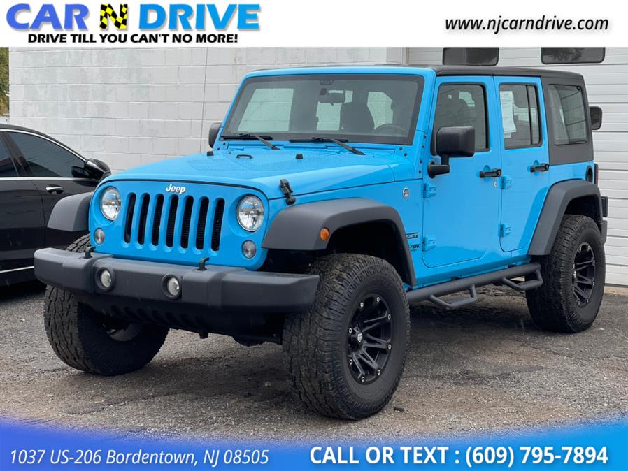 2018 Jeep Wrangler Jk Unlimited Sport 4WD, available for sale in Burlington, New Jersey | Car N Drive. Burlington, New Jersey